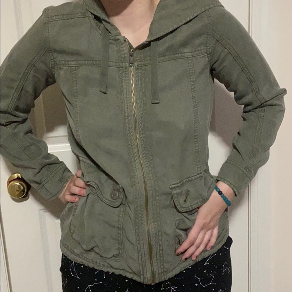Army green jacket